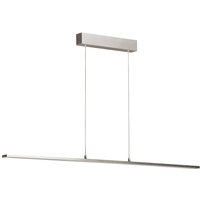 FISCHER & HONSEL Marlo LED hanging light, aluminium, length 140 cm, CCT, touch dimmer
