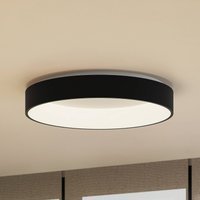 Arcchio LED-taklampa Aleksi, Ø 60cm, svart, metall, CCT