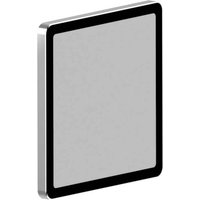 Lightme LED-spegellampa Aqua kantig krom