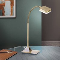 ORION Tobias LED Table Light Flexible Old Brass