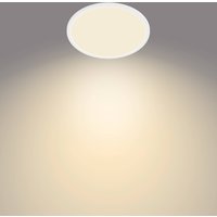 Philips SuperSlim LED IP44 2 700 K Ø 29,5 cm vit