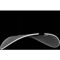 Stilnovo hänglampa Diphy, kåpa, 76 cm, 3000K