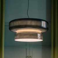 MARSET LED-hänglampa Bohemia, Triac, rökgrå