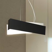 Linea Light Zig Zag pendant light, black and white