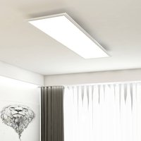 Briloner Simple LED panel white ultra-flat 119.5 x 29.5 cm