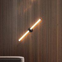 Maytoni kinkiet LED Axis, kolor złoty, wysokość 63 cm