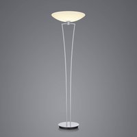 BANKAMP Lady LED uplighter floor lamp, ZigBee, nickel