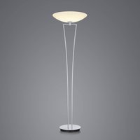 BANKAMP Lady LED-uplight-golvlampa, ZigBee, nickel