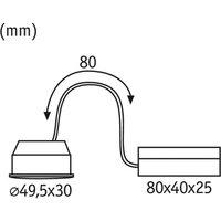 Paulmann Coin Nova Plus LED-spot 38° 6,3W