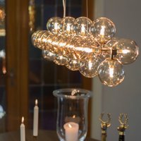 By Rydéns Splendor Bar, 25-flammig, guld/amber