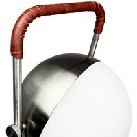 Dyberg Larsen Mova LED rechargeable table lamp, burgundy, IP44