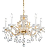 KOLARZ Maria Louise żyrandol Crystal 5-punktowy