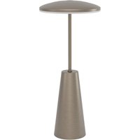LED-Akkuleuchte Piccola, bronzefarben, Höhe 28 cm, IP54
