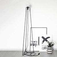 GRUPA Model M3 LED floor lamp black cable black