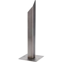SLV Rusty Square ground spike for pillar light