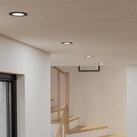 EGLO Nafferton pendant light, wood, three-bulb