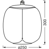OSRAM Vintage 1906 Big Oval, smoke, E27, 1,800 K, filament
