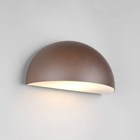 Trio Lighting Utomhusvägglampa Maas, rostbrun, tryckgjuten aluminium, E27