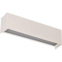 Wandleuchte Straight XS, Breite 26 cm, weiß