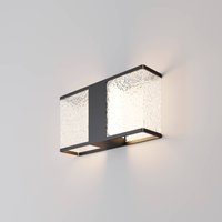 Maytoni Floeva outdoor wall light, black, width 37 cm, IP65, E27