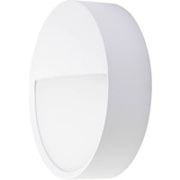 BRUMBERG EYE LED outdoor wall lamp, semi-open, white, CCT, IP65