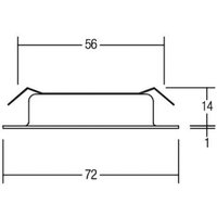 BRUMBERG Downlight wpuszczany LED BB17, on/off, matowy nikiel
