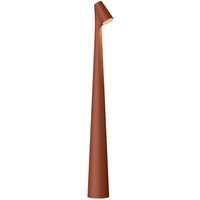 Vibia LED rechargeable table lamp Africa, height 45 cm, terracotta