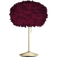 UMAGE Eos medium table lamp red/brushed brass