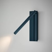 Bover LED-vägglampa Arid A/03 gråblå, aluminium, 2 700 K