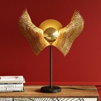 KARE Bird Wings table lamp, brass-coated