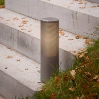 Nordlux Sidara 45 Seaside pillar light, anthracite, aluminium, IP44, E27