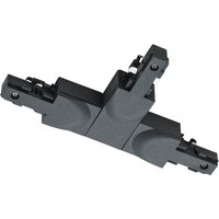 Trio Lighting DUOline T-connector, PE outside left, matt black