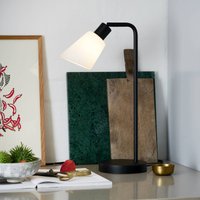 Nordlux Molli table lamp, height 46 cm, black, glass/metal