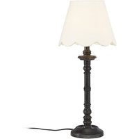 PR Home Joy table lamp curved fabric lampshade