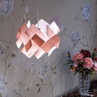 LZF LAMPS LZF Escape pendant, black cable Ø 30 cm rose