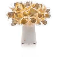 lampe à poser rechargeable Slamp Clizia Mama Non Mama or/blanc