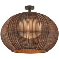 Bover utomhustaklampa Garota, grafitbrun/brun