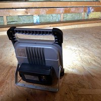 Ledino LED rechargeable spotlight Veddel 50 W + 3W additional light