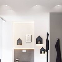 Paulmann Nova LED recessed spotlight, dimmable, IP65, white