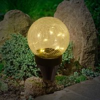 Näve 5248203 LED solar light, glass, set of 3