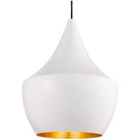 Tom Dixon Beat Fat LED-Pendelleuchte, weiß