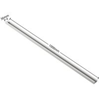 Lindby Linaro track system, 1 m, white, single-circuit track lighting system
