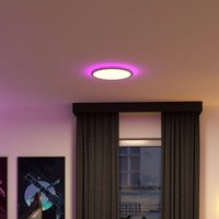 Paulmann Atria Shine LED panel, Ø40cm, RGBW, white, IP20, dimmable