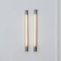 GEJST Radent wall lamp, plug, steel grey, height 70 cm, G13 LED