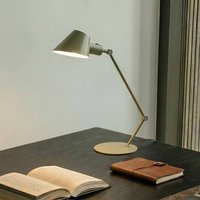 Lindby Corali bordlampe, lysegrøn, metal, højde 64 cm