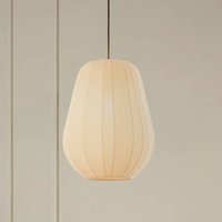 Lindby suspension Helin, beige, Ø 30 cm, tissu