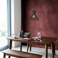 Opviq Pendant light Kirpi 3081 1-bulb Ø34cm black