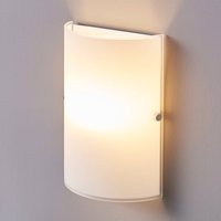 Lindby Simple wall light Giulia made from frosted glass
