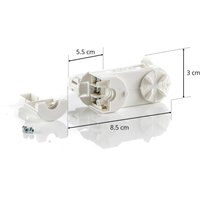 GLOBAL Noa 3-circuit multi-adapter, capacity 10 kg, white