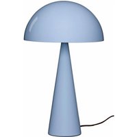 HÜBSCH bordslampa Mush, isblå, metall, höjd 50 cm